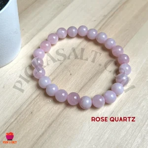 Rose Quartz Natural Stone Beads Bracelet - 8mm