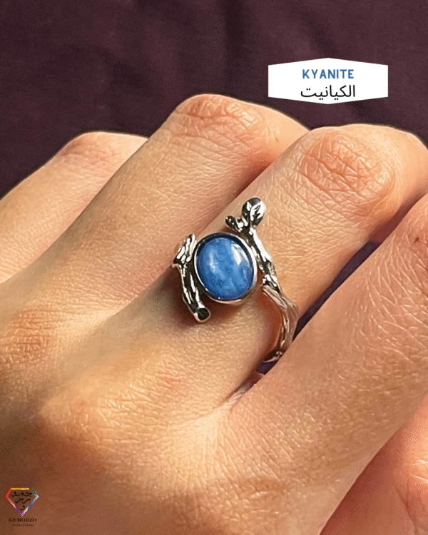 Kyanite Natural Stone Rings - Adjustable